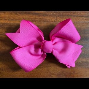 Girl’s Solid Pink Hair Bow
